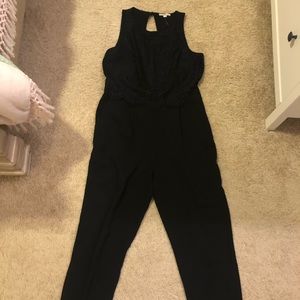 Women’s black jumpsuit